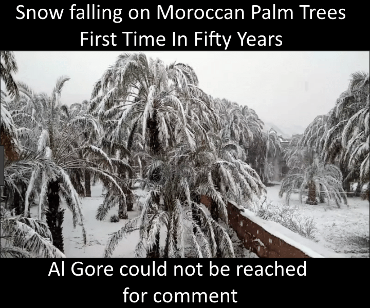 Snow in Morocco?