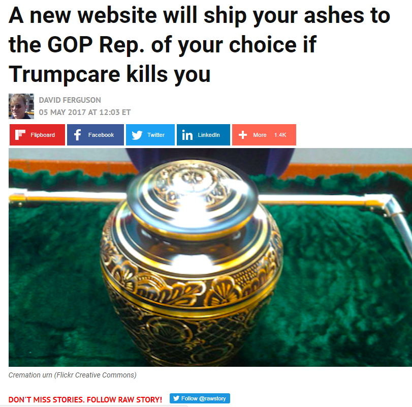 The Urn to&nbsp;Sender